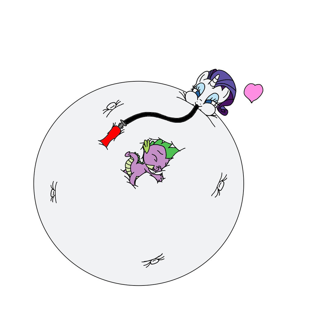 Spikes New Inflated Rarity Balloon - Request by Boman100 on DeviantArt