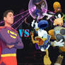 Superman VS Donald+Goofy