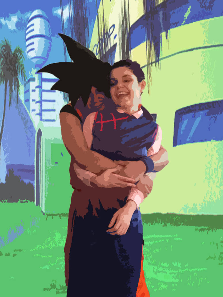 Hug Chi Goku+Chi Chi- Hugs by badger4r on DeviantArt