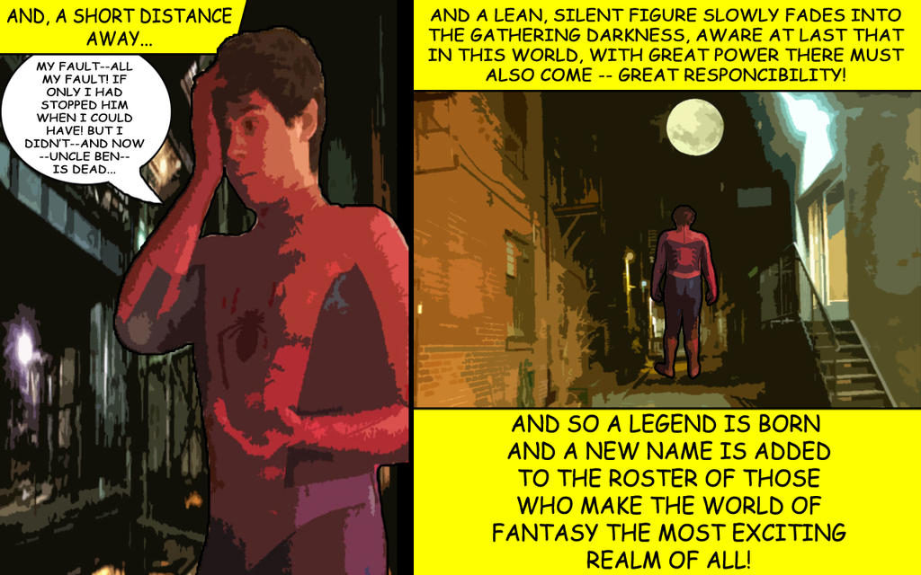 Spider Man Incel Panel Spider-Man- Infamous Panel by badger4r on DeviantArt