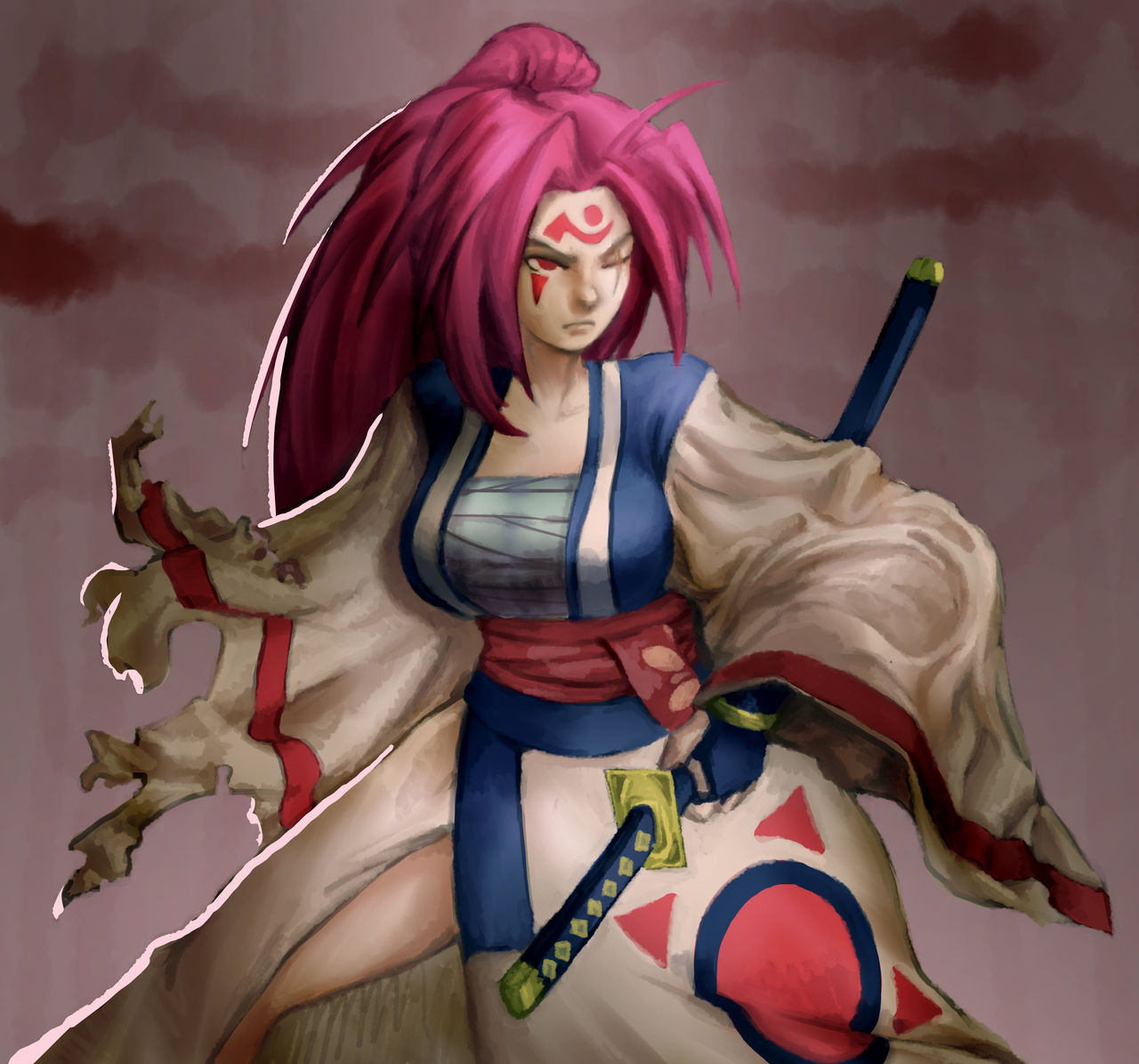 Baiken R3 Baiken by tris3ctor on DeviantArt