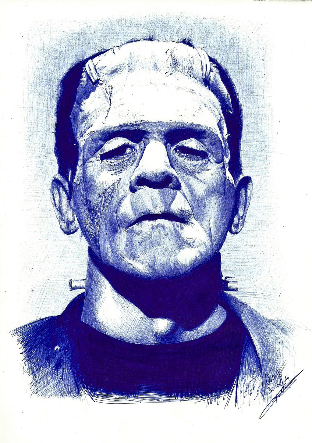 The Monster of Frankenstein Ballpoint