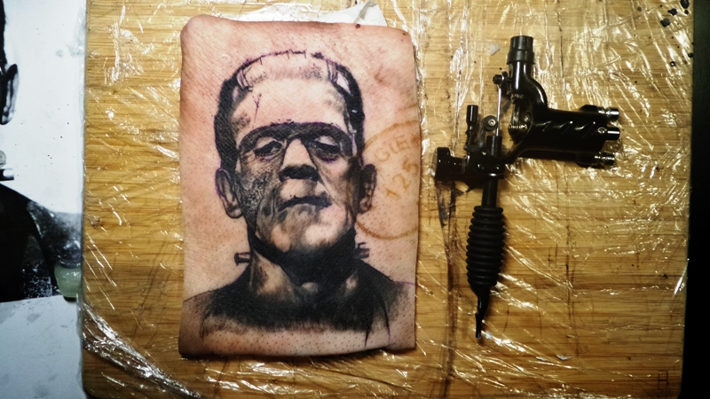 Tattoo practice on pig skin VOL. VII by FaceItDrawing on DeviantArt