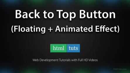 Floating Back to Top Button with jQuery