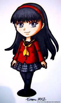 Commission - Yukiko Amagi chibi