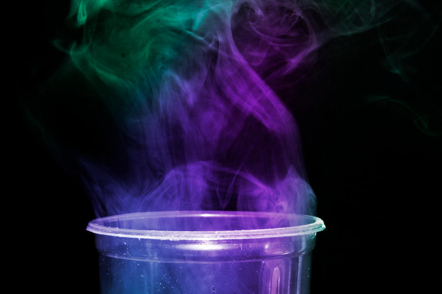 Smoke in a Cup: Colorized 02