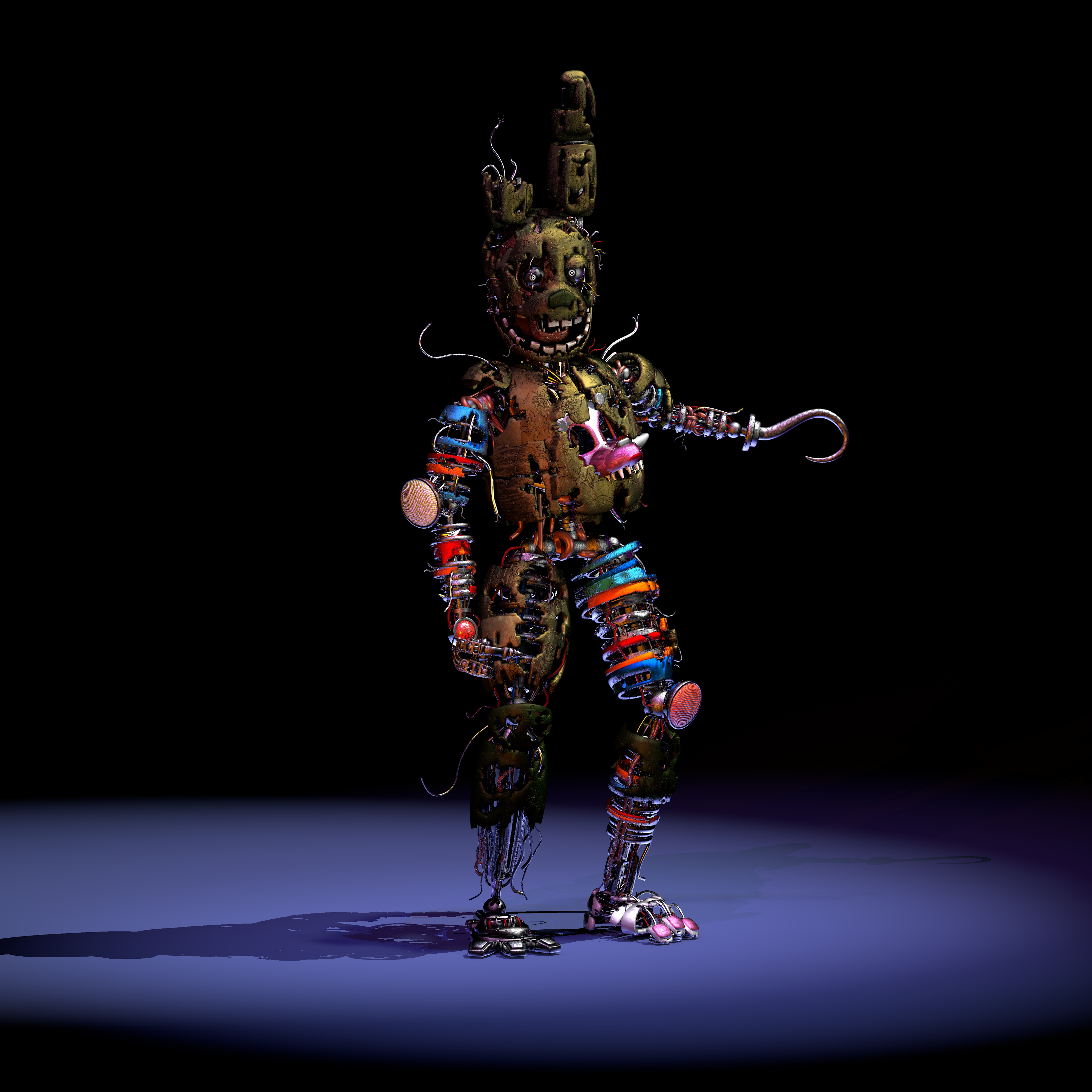 Spring Stage Fnaf Model C4D|FNAF|Spring Scrap by CoolioArt by Malluzo on DeviantArt
