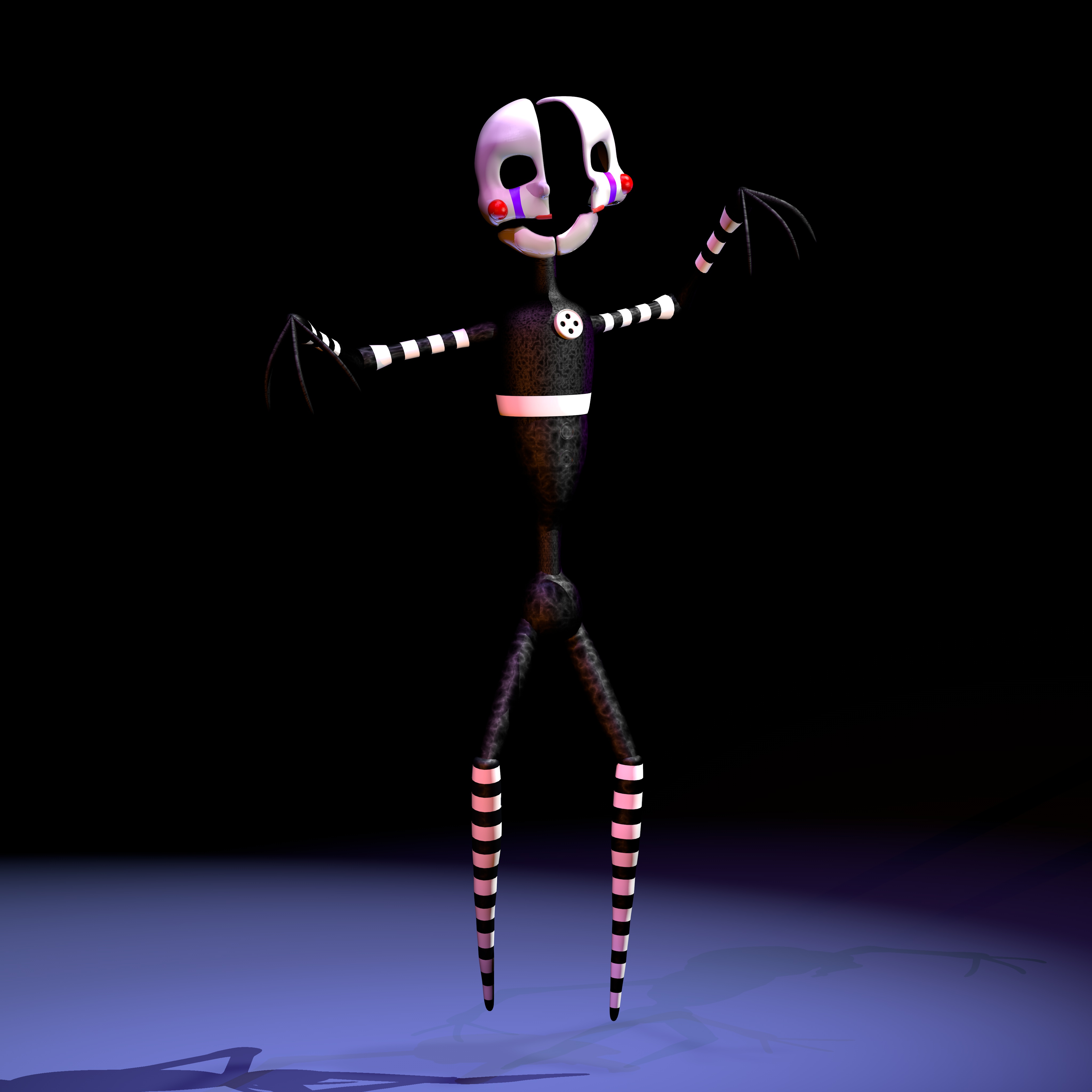 C4D|FNAF|Funtime Puppet by(edit) Me by Malluzo on DeviantArt