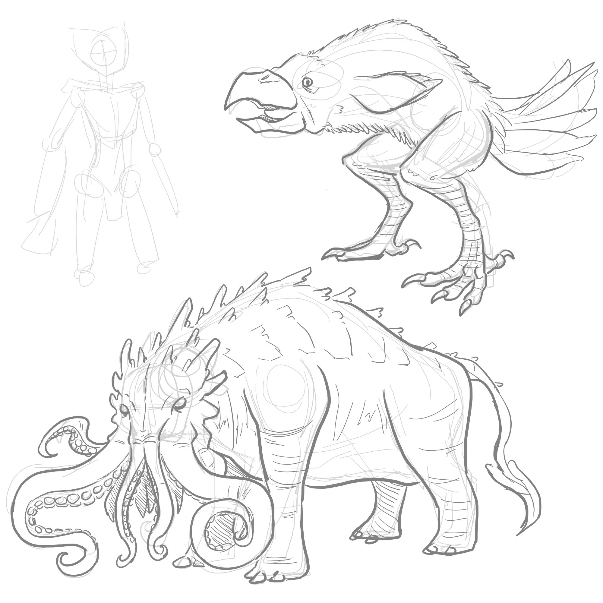Made Up Monsters 2 by Dragon-Storm on DeviantArt