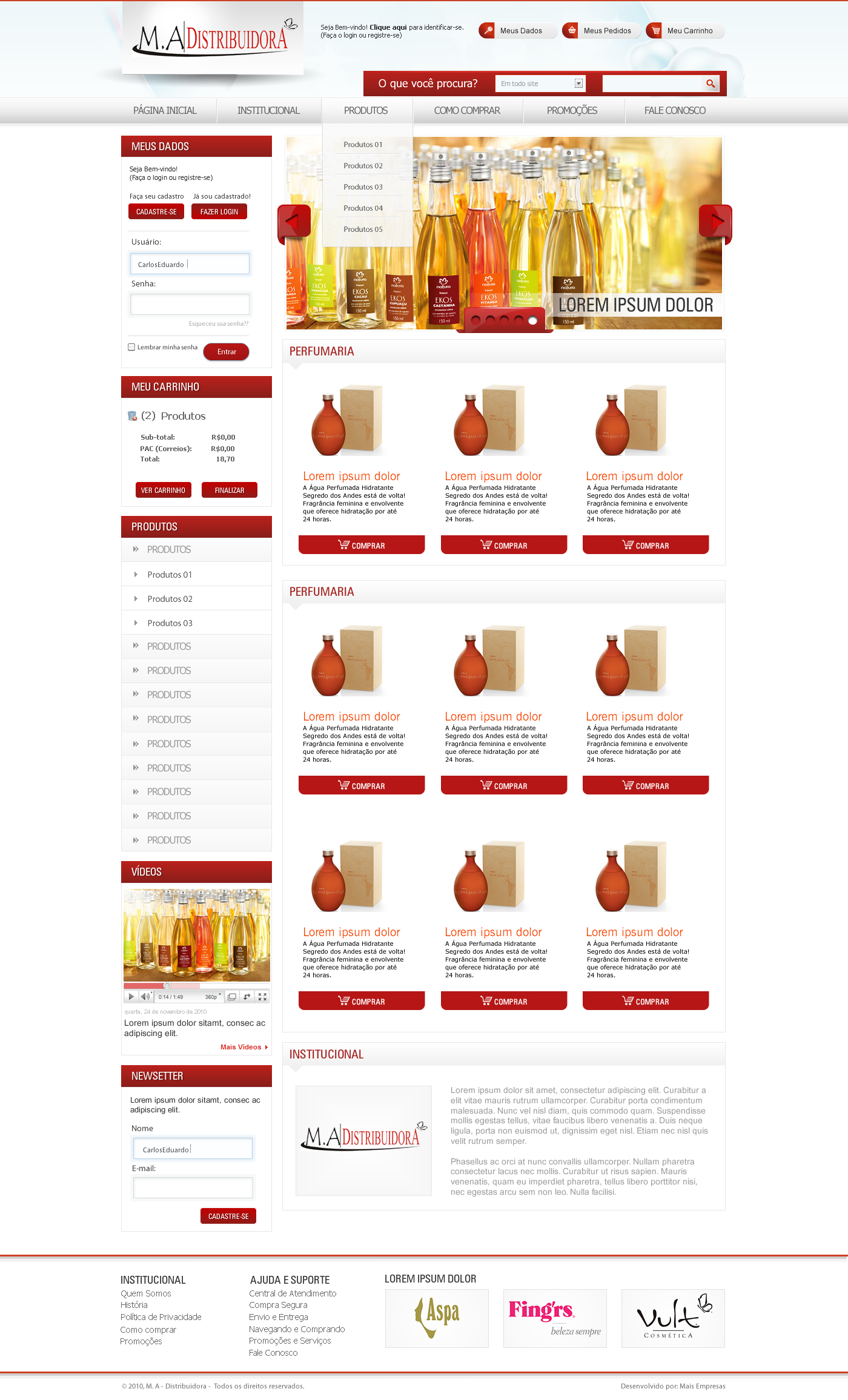 MA Distribuidora Cosmeticos by kaedesign