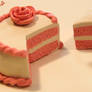 Cute And Simple Pink Cake