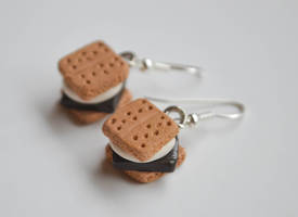 S'mores Earrings