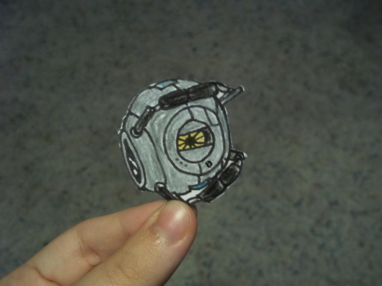 Portal 2 Paperbot- Space Core