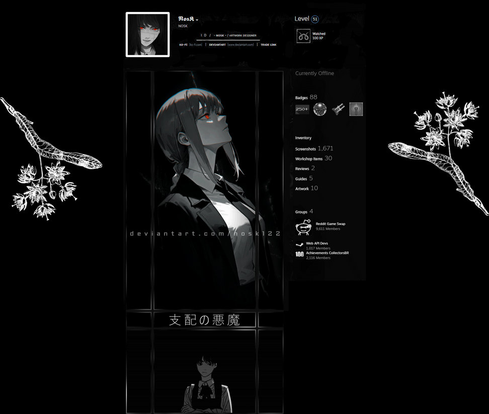 Control Devil - Steam Long Artwork Design (CSM) by Nosk122 on DeviantArt