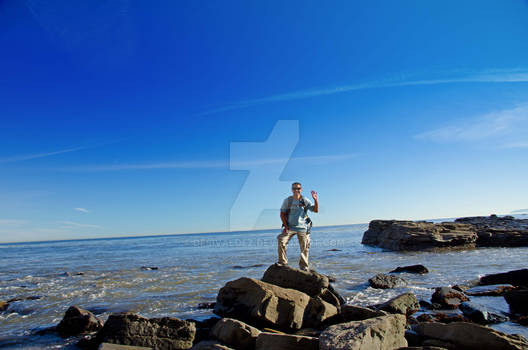 Hike at beach