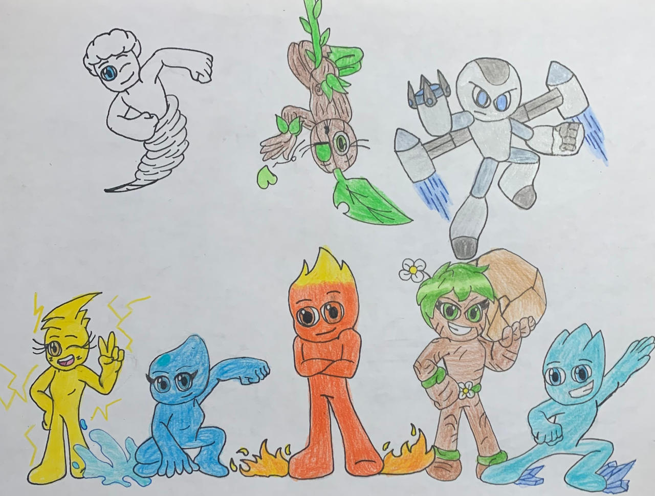 The Elementos by BigBee17 on DeviantArt