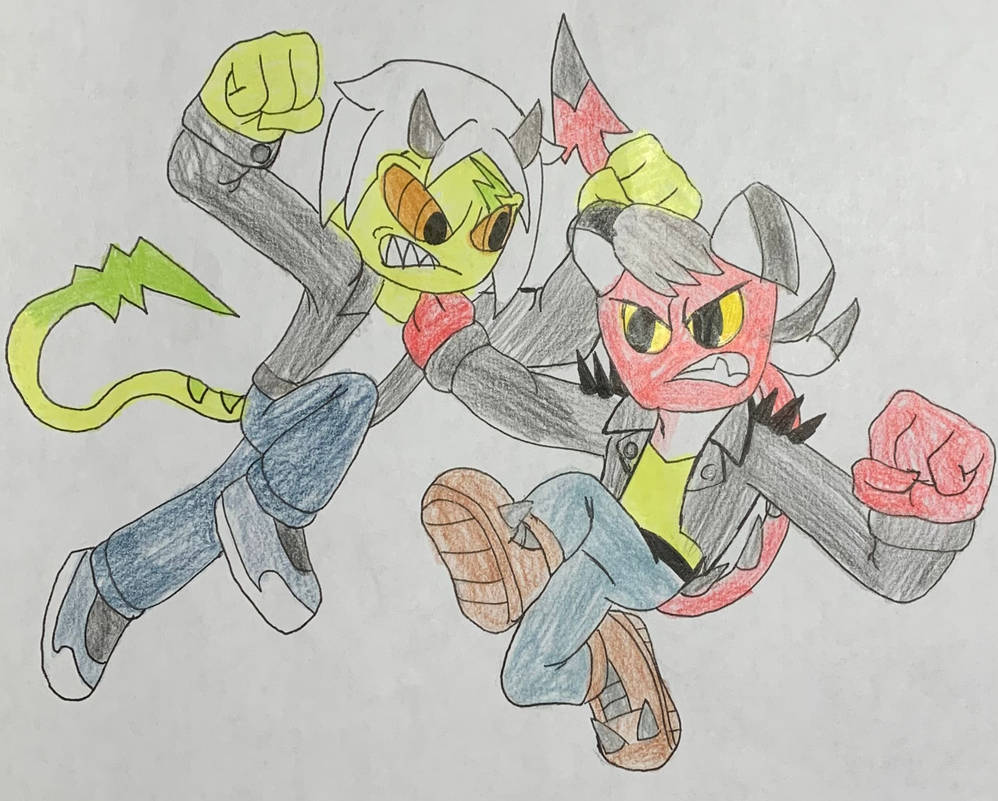 Imp Fight by BigBee17 on DeviantArt