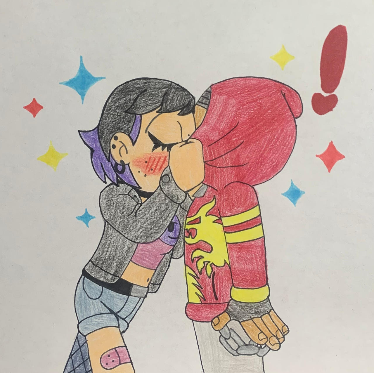 Kiss Deviantart Surprise Kiss by BigBee17 on DeviantArt