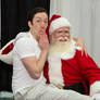 Todd Haberkorn and Santa