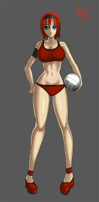 Commission - Cora vollyball