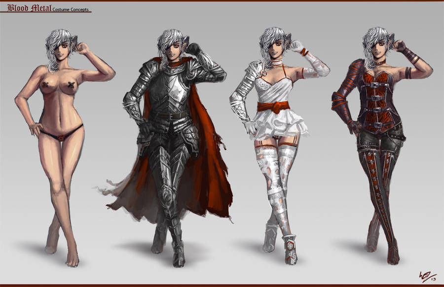 Blood Metal - Costume Concepts by W-E-Z