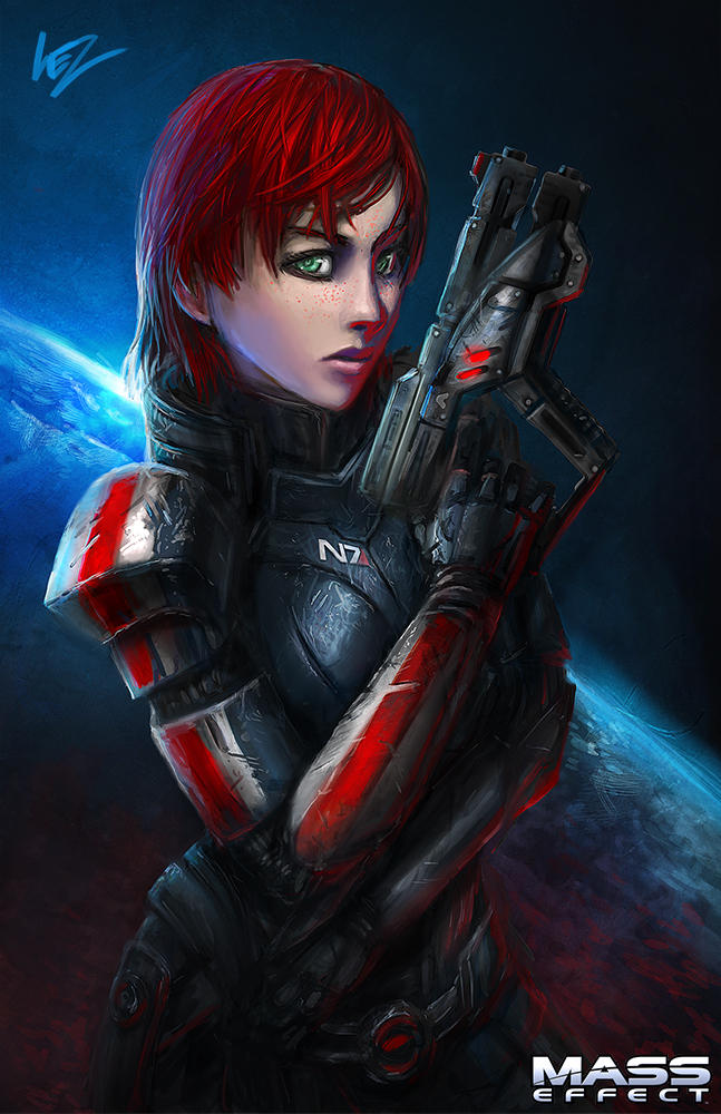 Commander Shepard by W-E-Z on DeviantArt