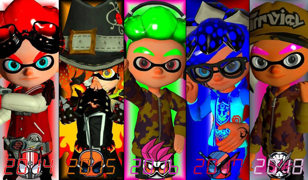 Kamen Rider x Splatoon Years PT 4 by LargeLeo35777 on DeviantArt