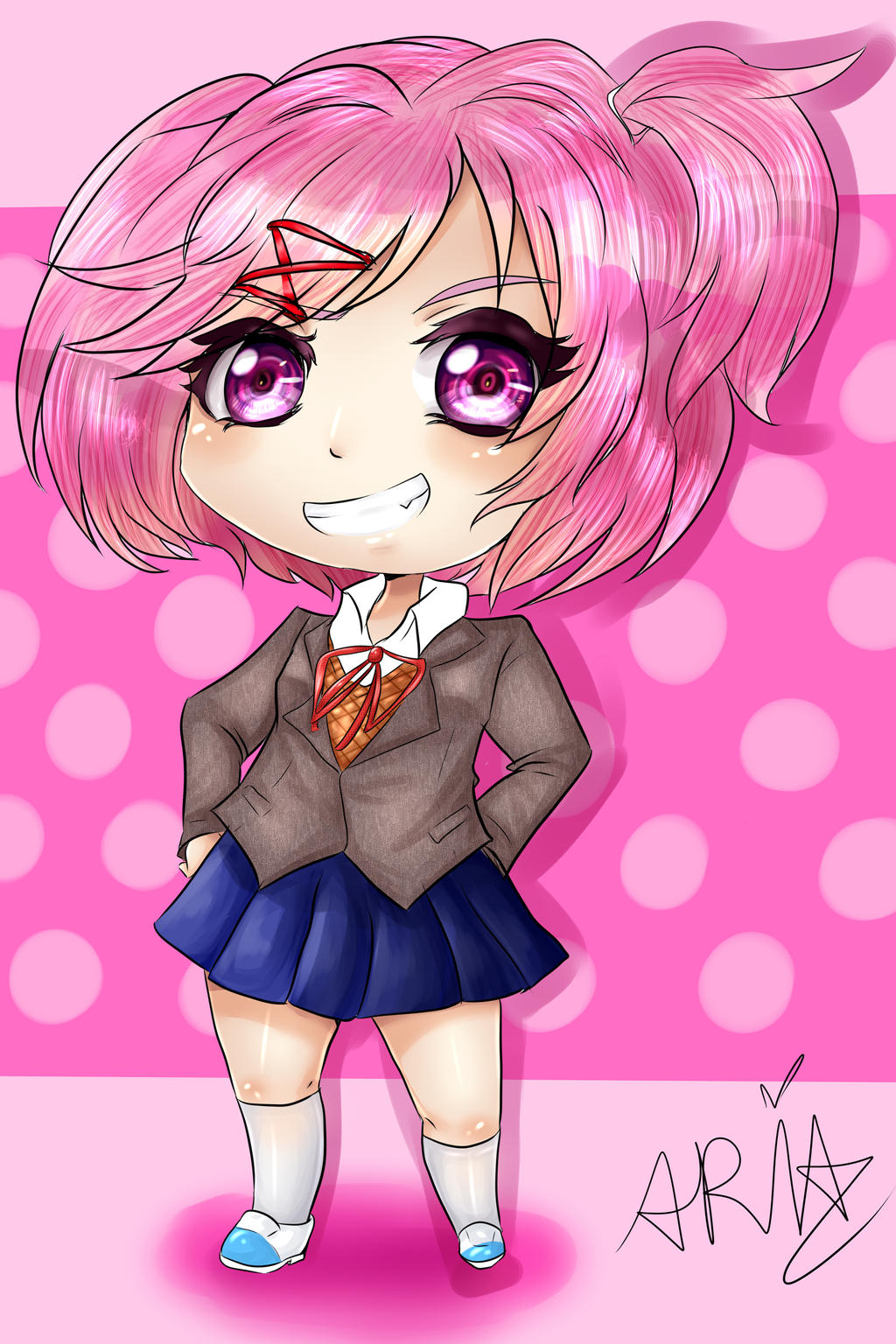 Doki Doki Literature Club Natsuki Chibi By FujoshiAriaArt On DeviantArt doki-doki-literature-club-natsuki-chibi-by-fujoshiariaart-on-deviantart