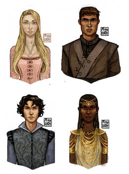 Throne of glass portraits