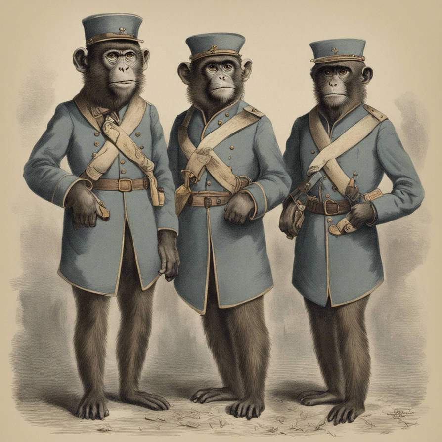 Military Uniform Monkeys by itsmrmac on DeviantArt