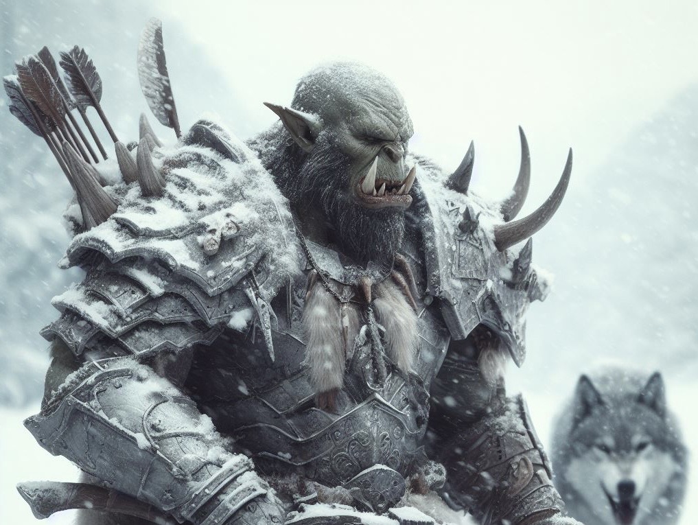 Orc wolf leader by itsmrmac on DeviantArt