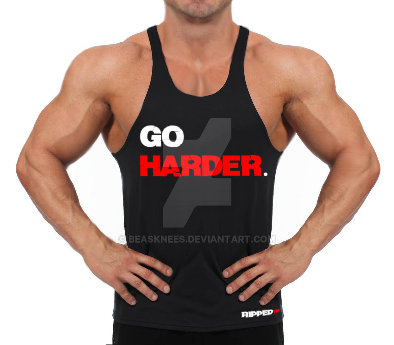 Ripped Vest Design 2 by BeasKnees on DeviantArt