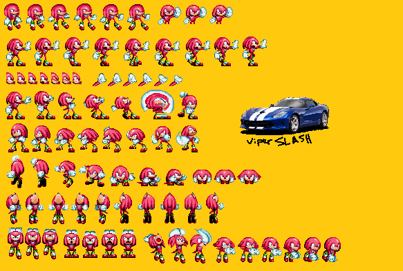 Knuckles sprite (do I look like I need your power) by VipSLASH on ...