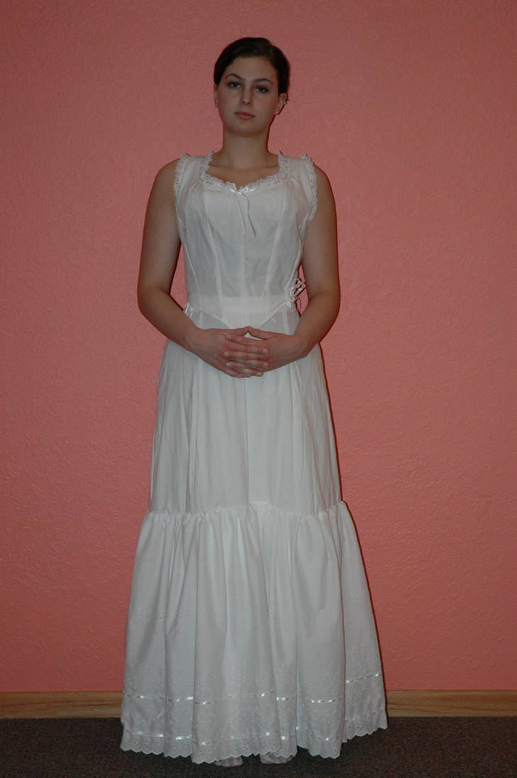 Corset Cover and Petticoat by immortalphoenix