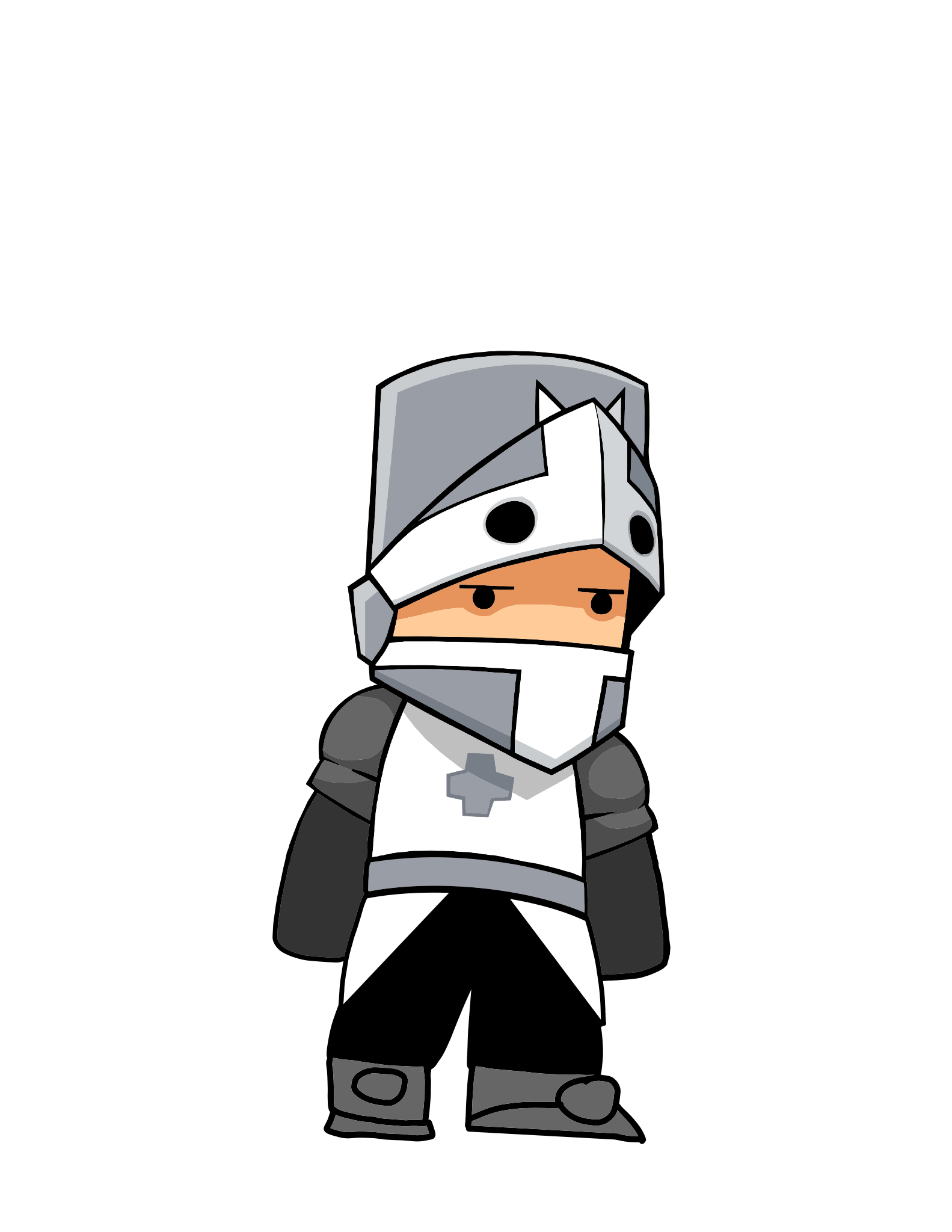 Castle Crashers Wiki - Castle Crashers Grey Knight, HD Png