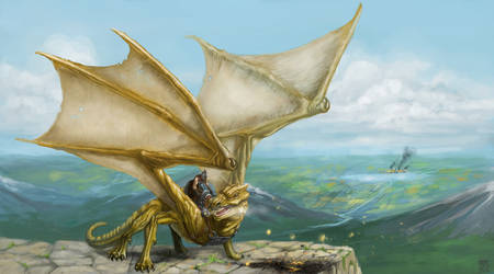 Dragon Rider by Kwad-rat