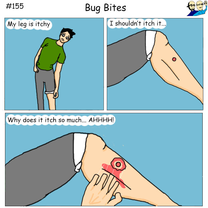 Bitting Insect Comic Bug Bites by TanimateComics on DeviantArt