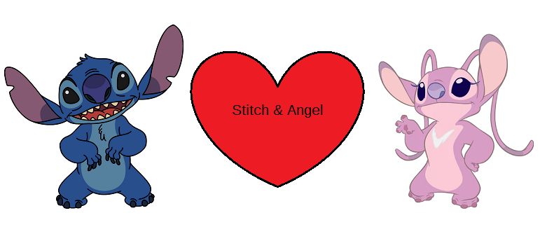 stitch and angel wallpaper