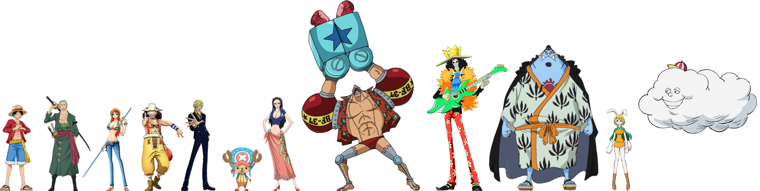 ONE PIECE Straw Hat pirates (with Zeus) by jurassicdinodrew on DeviantArt