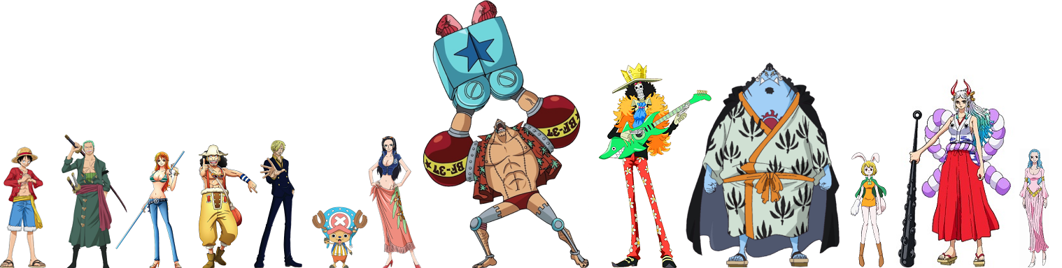 luffy pirate crew members