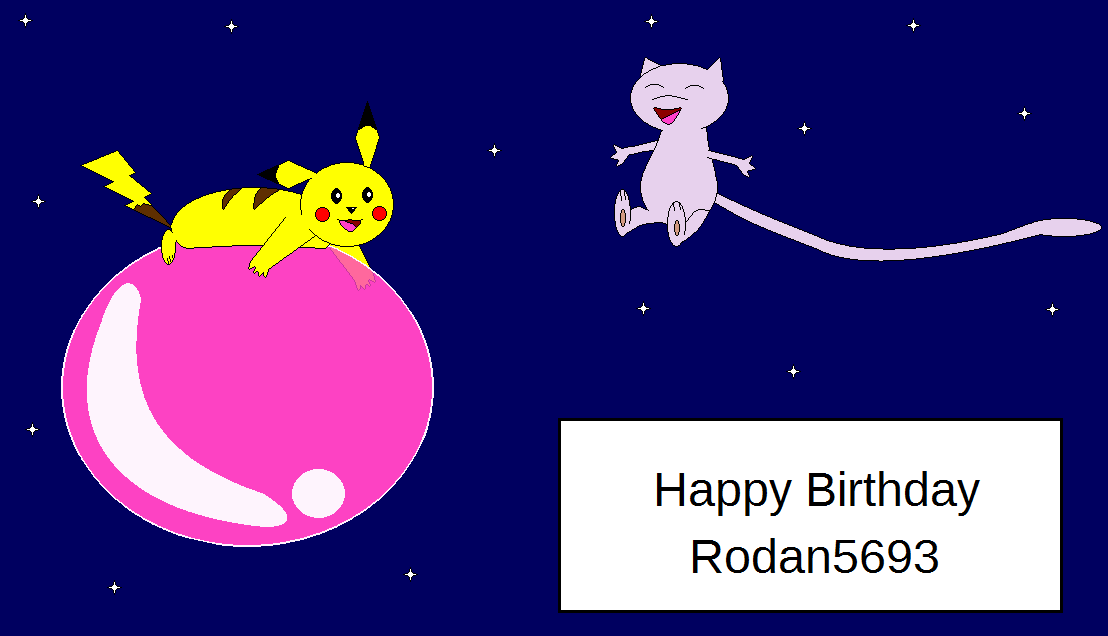 Pikachu and Mew for Rodan5693 by jurassicdinodrew on DeviantArt