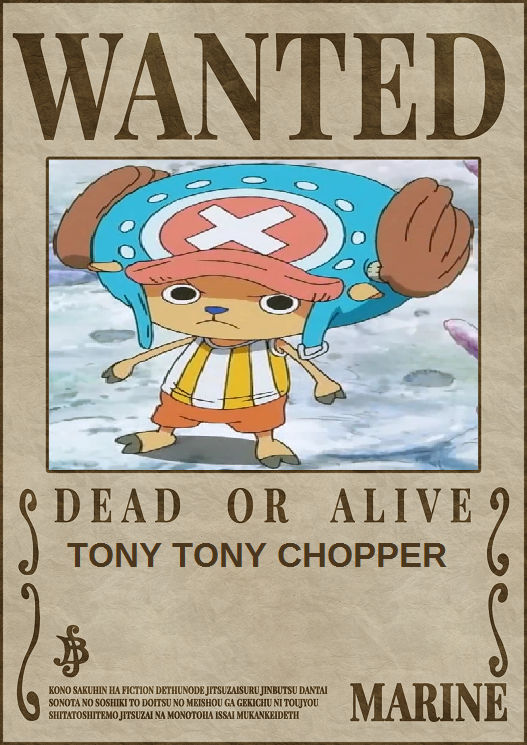 Chopper's Wanted poster base by jurassicdinodrew on DeviantArt
