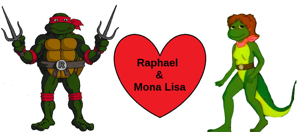 Lisa Raphael Raphael and Mona Lisa 1987 by jurassicdinodrew on DeviantArt