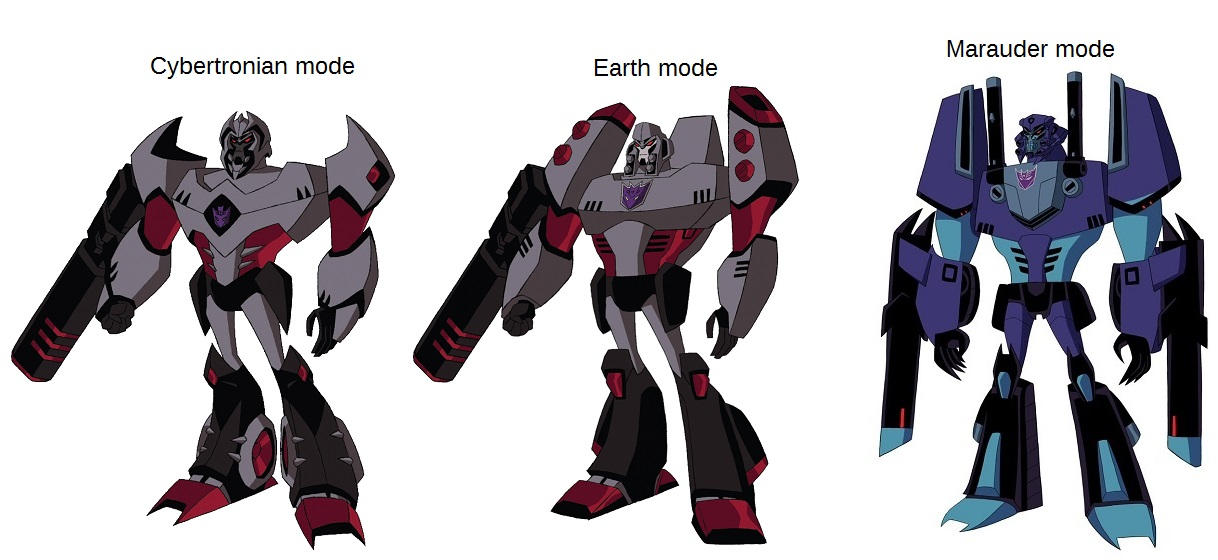 Transformers Animated Megatron evolution by jurassicdinodrew on DeviantArt