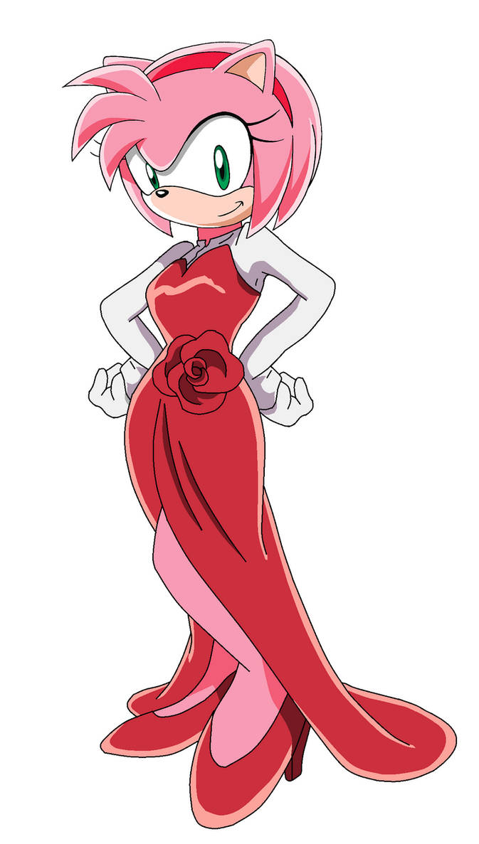 amy rose party dress Sonic Ballgowns - Amy -New-