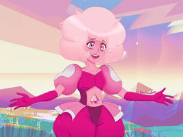 Welcome to Earth! - Pink Diamond Fanart