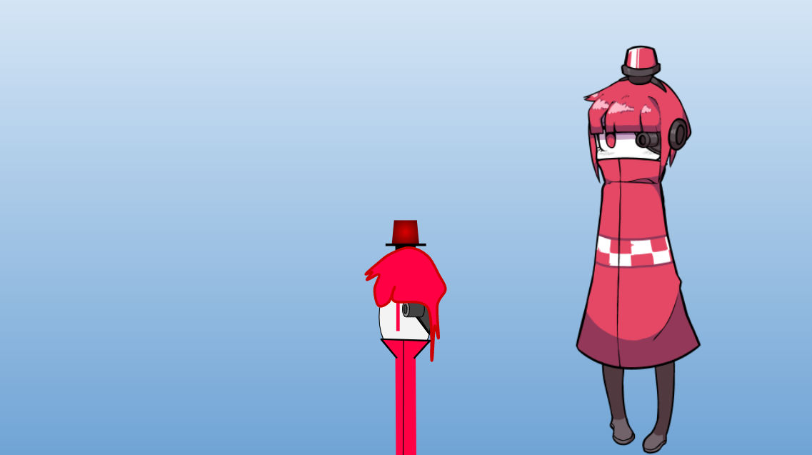 Mini Sentry Chan in my artstyle by SmolKyle139 on DeviantArt