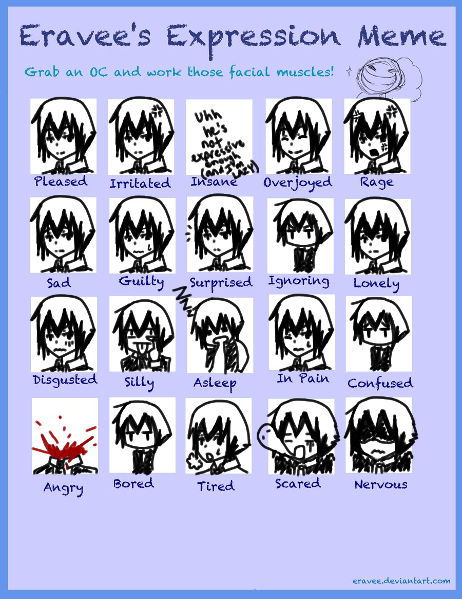 Blank Expression Meme by XepherShonen321 on DeviantArt