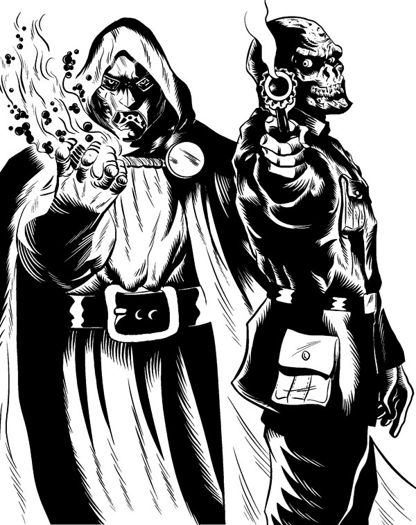 Dr. Doom and Red Skull