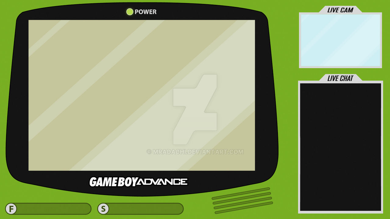 GAMEBOY ADVANCE Twitch Overlay by MrAdachi on DeviantArt